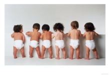 Babies in Diapers