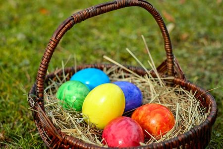 There are several frugal ways to dye Easter eggs.  Some of the key ingredients are probably in your kitchen right now!  Save money with these ideas.  