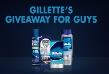 Gilette Giveaway for Guys