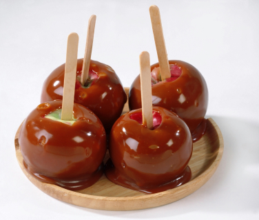 Have you seen those lovely caramel apples in the grocery store?  The price can be a bit expensive.  Save money by making your own.  