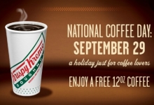 Krispy Kreme Coffee National Coffee Day