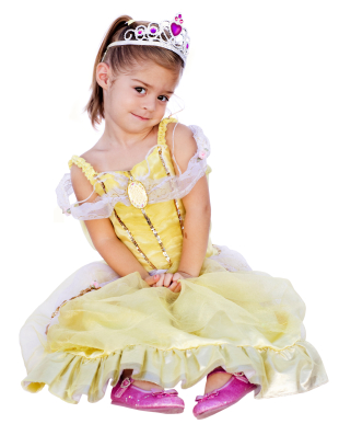 Halloween costumes can be expensive.  Save money by using these ideas to make your own princess costume!