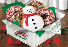 Krispy Kreme Holiday Doughnut