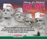Krispy Kreme Hat Day
