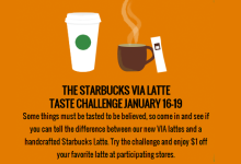 Starbucks Via Latte Challenge