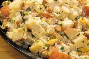 May is National Salad Month.  You don't have to stick with green and leafy salads.  Try one of these recipes for potato salads instead!