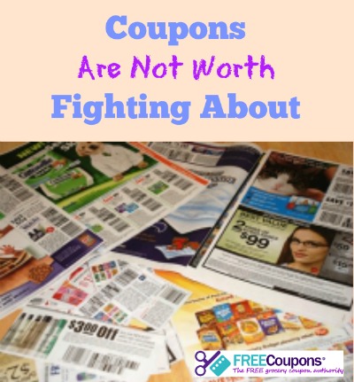 Coupons Are Not Worth Fighting About