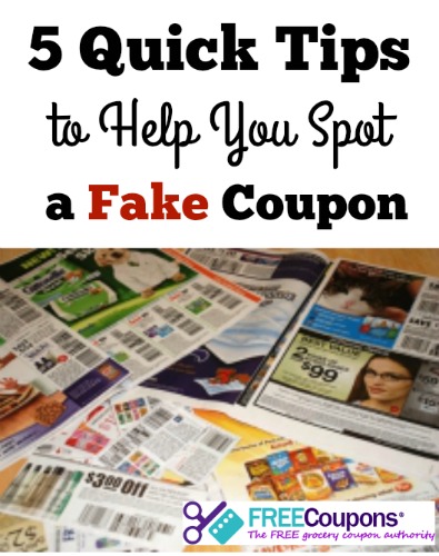 Are you sure that amazing coupon is real? Here are some tips to help you spot a fake coupon.